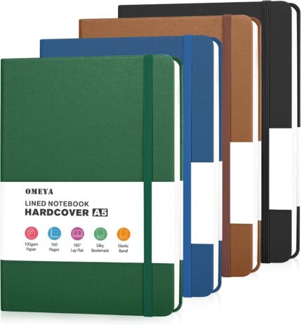 A5 Lined Hardcover Journals