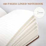 A5 Lined Hardcover Journals - Hình 4