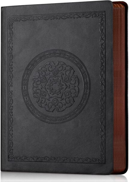 A5 Black Embossed