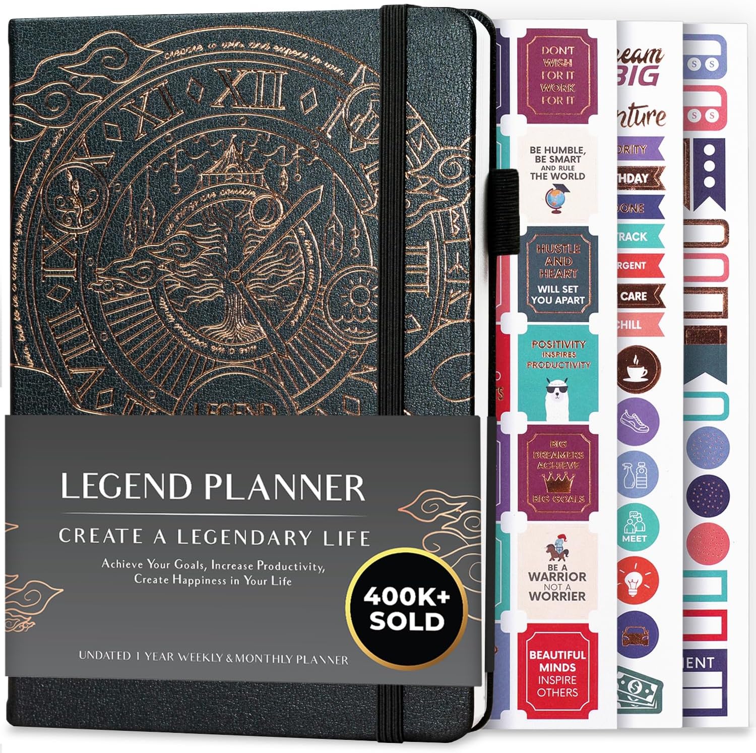 Undated Weekly and Daily Goal Journal A5 — 120 GSM, Mystic Grey A5 Mystic Grey