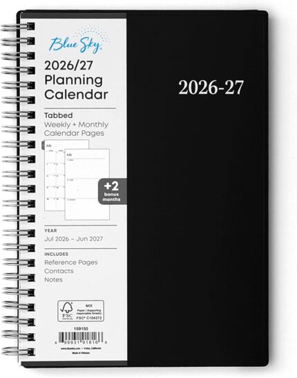 Wirebound Academic Planner